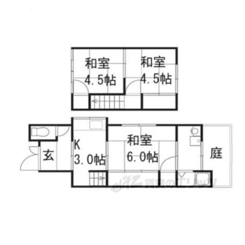 京都府京都市西京区桂上豆田町 桂駅 3K 一戸建て 賃貸物件詳細