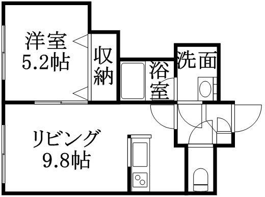 北海道札幌市東区北十条東１ 北１３条東駅 1LDK マンション 賃貸物件詳細