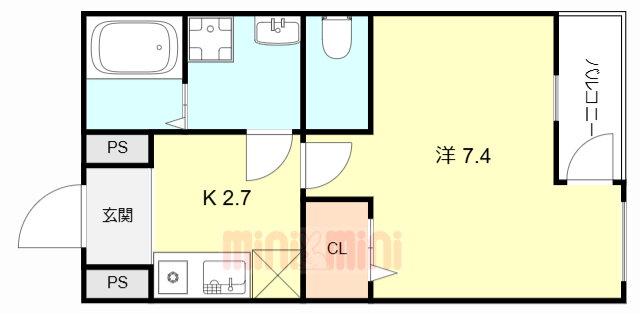 大阪府大阪市西淀川区歌島１ 塚本駅 1K アパート 賃貸物件詳細