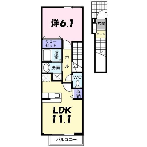 兵庫県神戸市北区有野町有野 五社駅 1LDK アパート 賃貸物件詳細