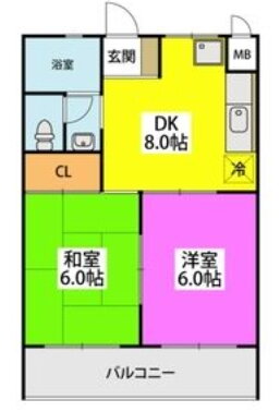 福岡県福岡市南区大橋２ 大橋駅 2DK マンション 賃貸物件詳細
