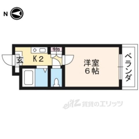 京都府京都市左京区一乗寺庵野町 茶山・京都芸術大学駅 1K マンション 賃貸物件詳細