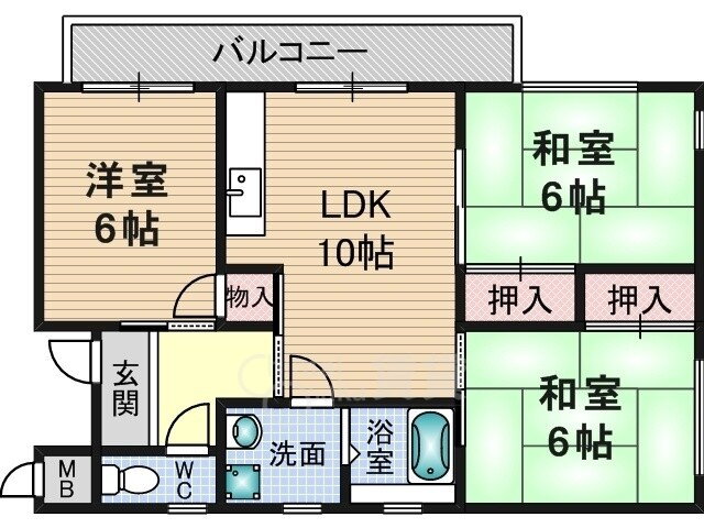 大阪府茨木市真砂１ 南茨木駅 3LDK マンション 賃貸物件詳細