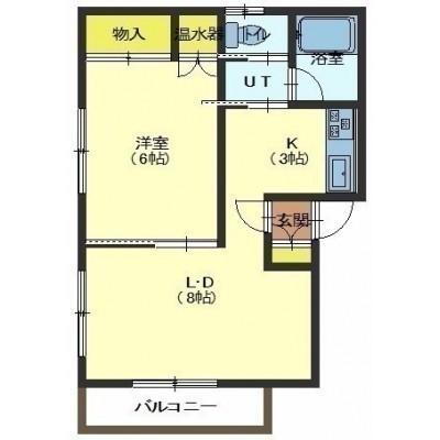 北海道函館市東山２ 1LDK アパート 賃貸物件詳細
