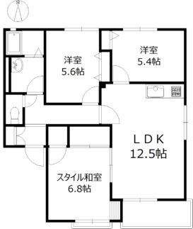群馬県前橋市朝日町３ 3LDK アパート 賃貸物件詳細