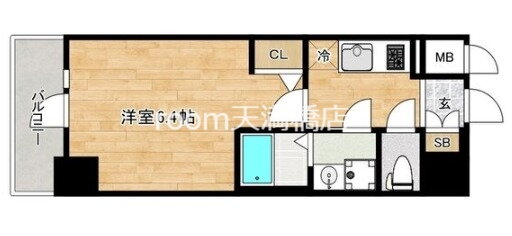 大阪府大阪市西区川口３ 九条駅 1K マンション 賃貸物件詳細