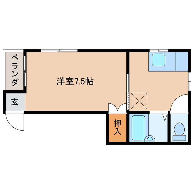 宮崎県都城市下川東３ 1DK アパート 賃貸物件詳細