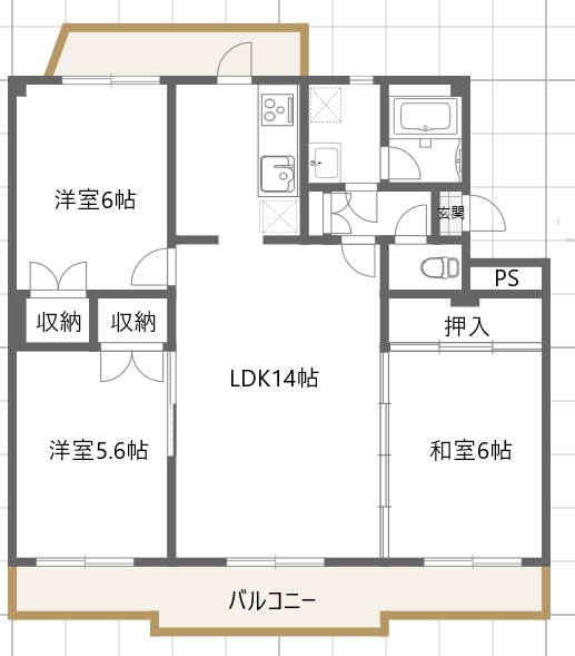 東京都世田谷区砧４ 祖師ヶ谷大蔵駅 3LDK マンション 賃貸物件詳細