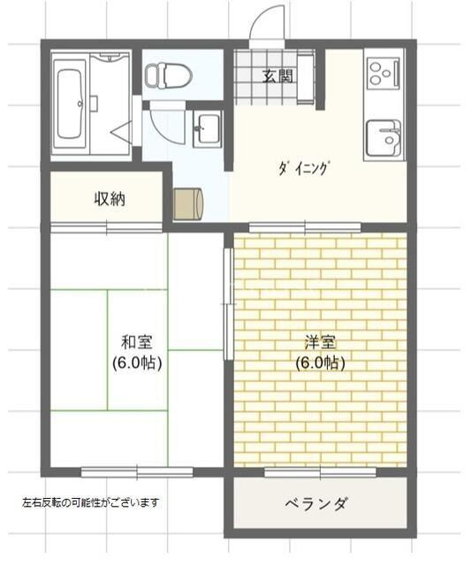 群馬県高崎市上大類町 高崎問屋町駅 2K アパート 賃貸物件詳細