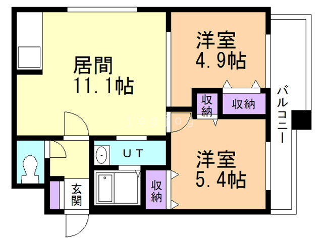 北海道札幌市白石区栄通６ 南郷７丁目駅 2LDK マンション 賃貸物件詳細