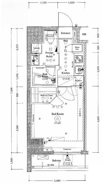 東京都豊島区雑司が谷３ 雑司が谷駅 1K マンション 賃貸物件詳細