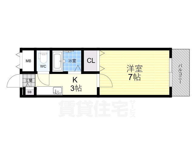 大阪府大阪市平野区平野西５ 平野駅 1K マンション 賃貸物件詳細