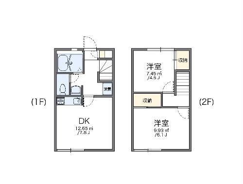 群馬県高崎市上佐野町 佐野のわたし駅 2DK アパート 賃貸物件詳細