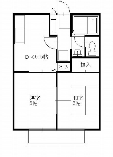 栃木県宇都宮市昭和２ 東武宇都宮駅 2DK アパート 賃貸物件詳細