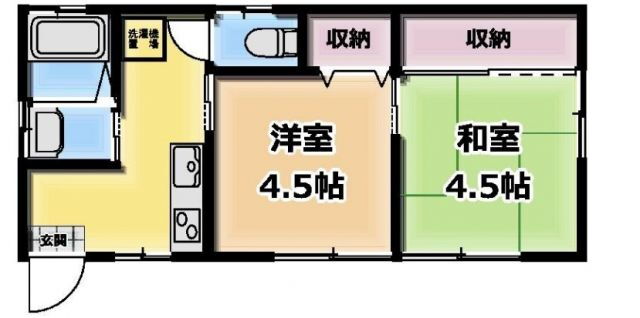 神奈川県横浜市鶴見区浜町２ 浅野駅 2K アパート 賃貸物件詳細