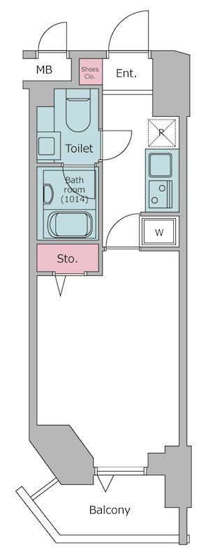 東京都港区高輪２ 高輪ゲートウェイ駅 1K マンション 賃貸物件詳細
