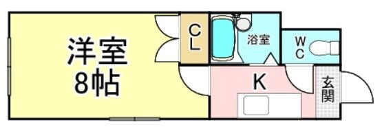 福岡県北九州市戸畑区三六町 九州工大前駅 1K マンション 賃貸物件詳細