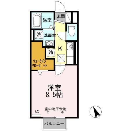 三重県四日市市伊倉３ 中川原駅 1K アパート 賃貸物件詳細
