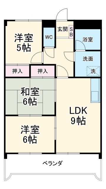 愛知県東海市高横須賀町浜畑 尾張横須賀駅 3LDK マンション 賃貸物件詳細