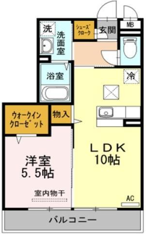 徳島県徳島市蔵本元町２ 蔵本駅 1LDK アパート 賃貸物件詳細