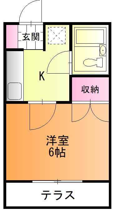 群馬県太田市岩瀬川町 細谷駅 1K アパート 賃貸物件詳細