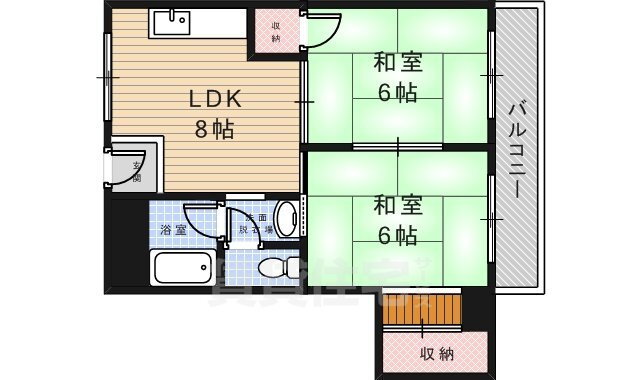 高木マンション 4階 2LDK 賃貸物件詳細