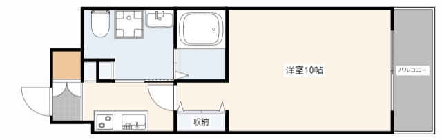 広島県広島市中区榎町 十日市町駅 1K マンション 賃貸物件詳細