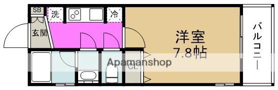 プロスペクト中之島 2階 1K 賃貸物件詳細