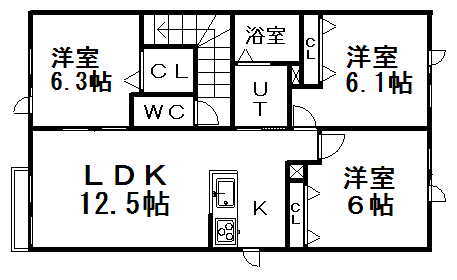 北海道札幌市豊平区美園四条３ 美園駅 3LDK アパート 賃貸物件詳細