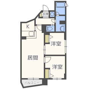 Ｒｉｏ　Ｖｉｓｔａ 6階 2LDK 賃貸物件詳細