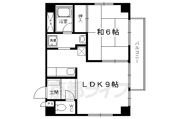 京都府京都市右京区西京極東町 西京極駅 1LDK マンション 賃貸物件詳細