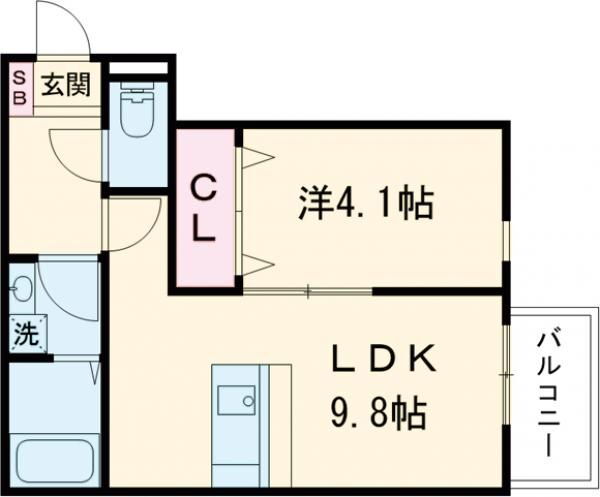 フェリナリュクス 3階 1LDK 賃貸物件詳細