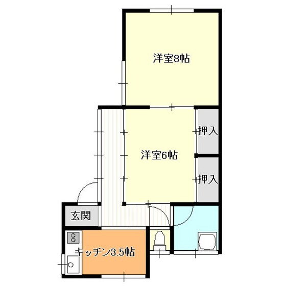 Ｓ－Ｇａｔｅ　平屋 2K 賃貸物件詳細