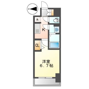 愛知県名古屋市中区千代田３ 鶴舞駅 1K マンション 賃貸物件詳細