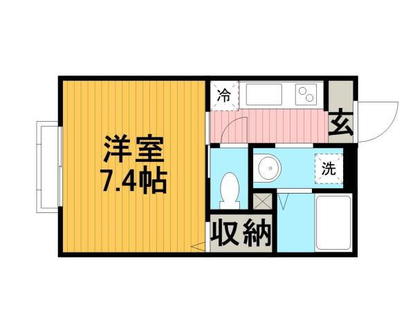 神奈川県相模原市南区東林間２ 小田急相模原駅 1K アパート 賃貸物件詳細