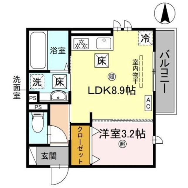 和歌山県和歌山市納定 和歌山駅 1LDK アパート 賃貸物件詳細