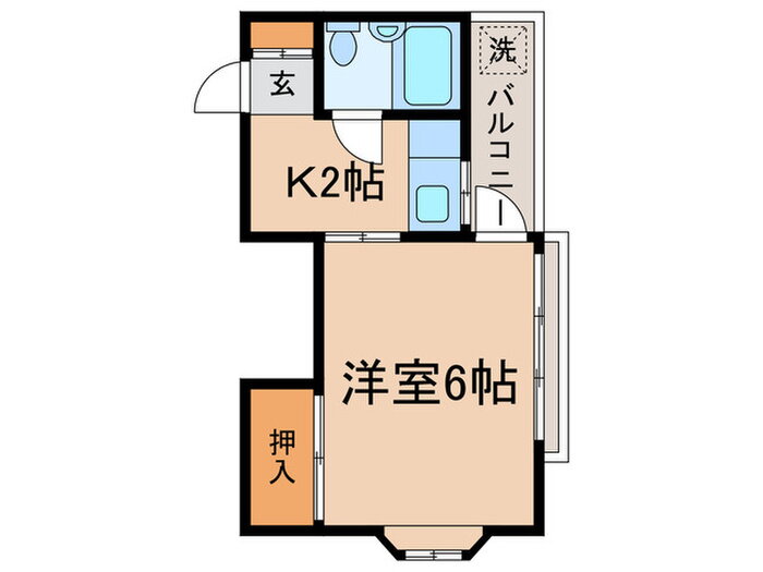 東京都狛江市中和泉５ 狛江駅 1K アパート 賃貸物件詳細