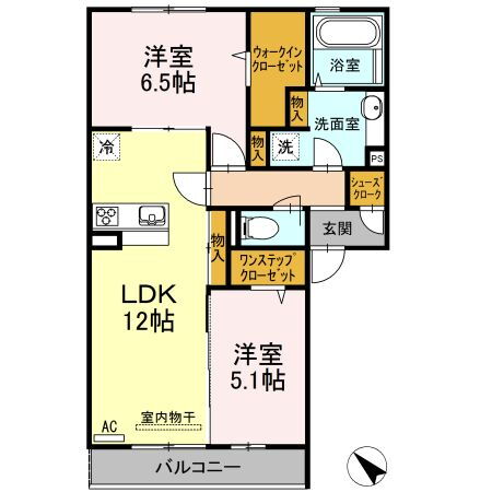 セレーフィア 3階 2LDK 賃貸物件詳細