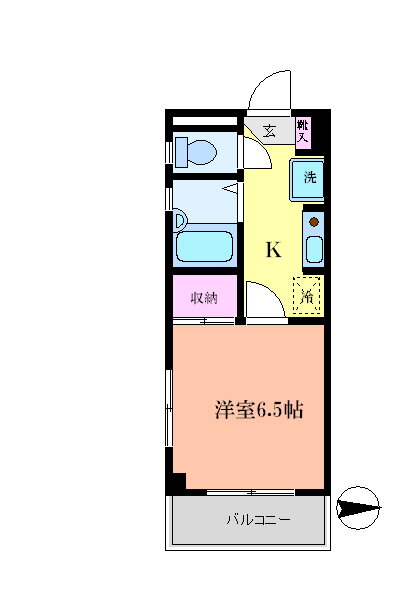 神奈川県川崎市川崎区川中島１ 川崎大師駅 1K マンション 賃貸物件詳細