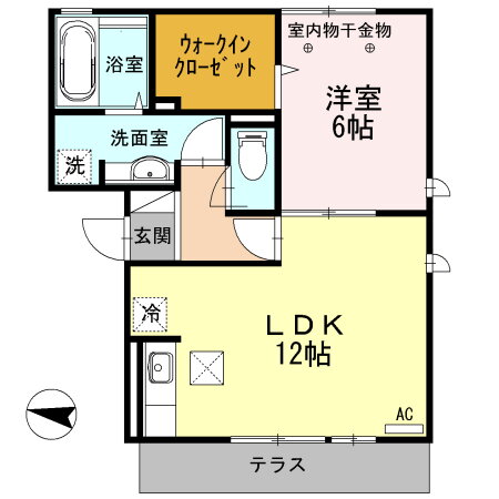東京都江戸川区鹿骨５ 篠崎駅 1LDK アパート 賃貸物件詳細