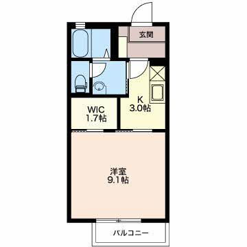 富山県富山市太田 南富山駅 1K アパート 賃貸物件詳細