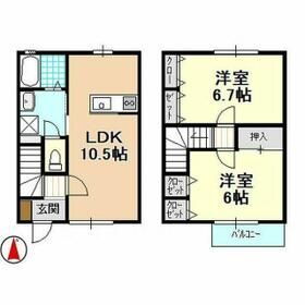 静岡県浜松市中央区富塚町 高塚駅 2LDK 一戸建て 賃貸物件詳細