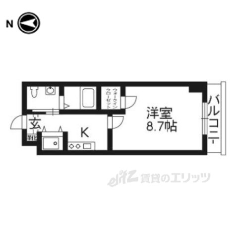 京都府京都市下京区西八百屋町 京都駅 1K マンション 賃貸物件詳細