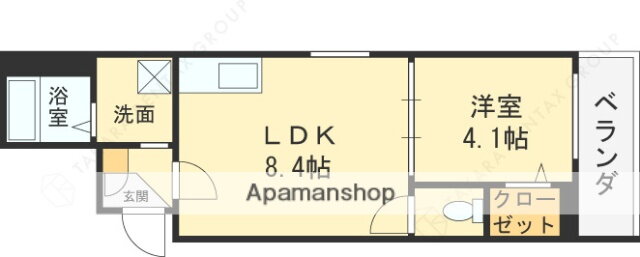 大阪府東大阪市衣摺３ 弥刀駅 1LDK アパート 賃貸物件詳細