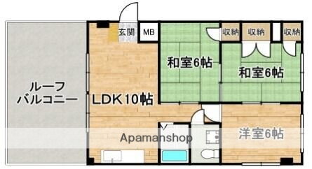 福岡県福岡市博多区美野島２ 博多駅 3LDK マンション 賃貸物件詳細