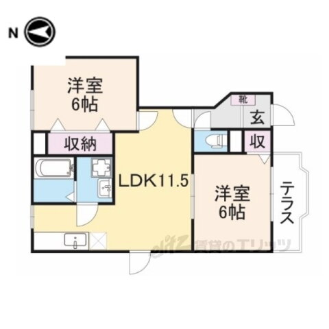 京都府福知山市駒場新町３ 石原駅 2LDK アパート 賃貸物件詳細