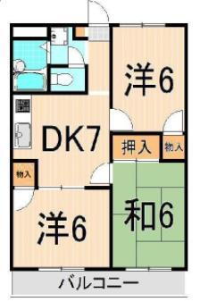 東京都足立区青井６ 青井駅 3DK マンション 賃貸物件詳細