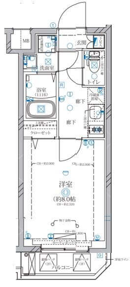 東京都世田谷区中町３ 等々力駅 1K マンション 賃貸物件詳細