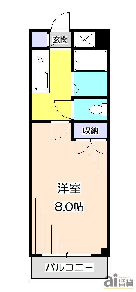 埼玉県所沢市榎町 小手指駅 1K アパート 賃貸物件詳細