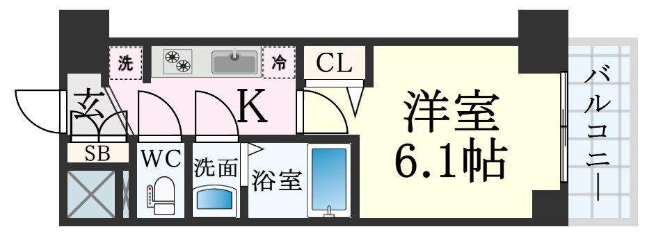 兵庫県神戸市長田区二番町１ 高速長田駅 1K マンション 賃貸物件詳細